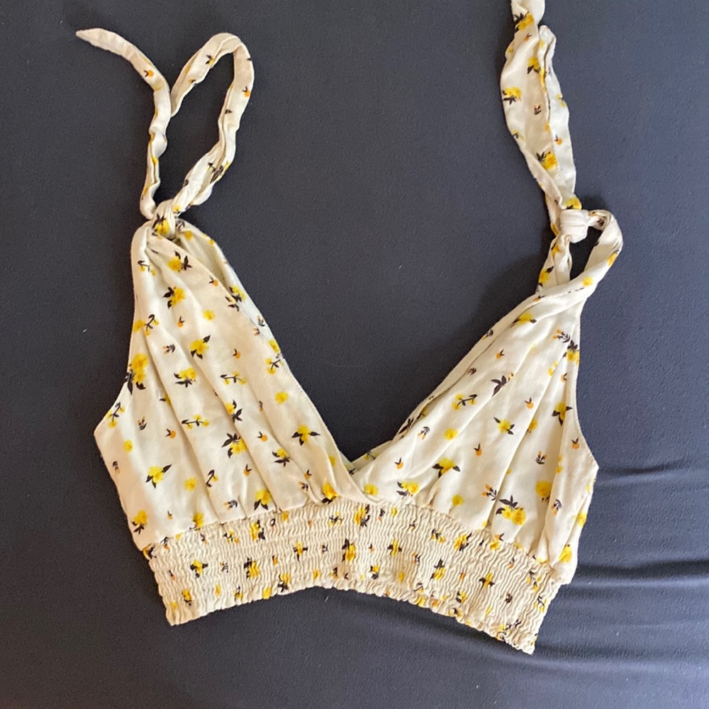 Pacsun floral crop top